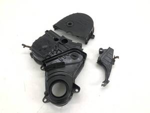 _b186951 ホンダ バモス L ターボ HM2 エンジン フロントカバー プーリー タイミング ベルト E07Z 11821-PFB-0000 11811-PFB-0000 HM1