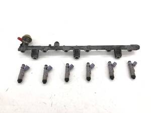 _b190556 トヨタ マークⅡ 2.0 グランデ GX100 インジェクター 4穴 デリバリーパイプ付き 1G-FE 23250-70120 GX105 チェイサー クレスタ