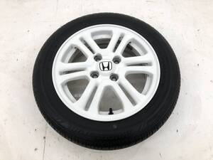 _b192382 ホンダ N-BOX カスタム JF1 純正 アルミホイール タイヤ (3) 14インチ 14×4.5J +40 PCD100 155/65R14 JF2