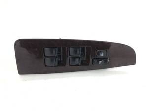 _b195051 トヨタ クレスタ 2.5 エクシード JZX100 パワーウィンドウ スイッチ フロント 右 F/RH ウッド調 木目 YA40 GX100 GX105 JZX105