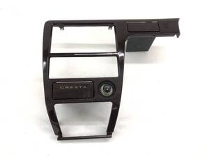 _b195051 トヨタ クレスタ 2.5 エクシード JZX100 オーディオパネル センター インパネ トリム カバー 内装 ウッド調 木目 YA40 GX100