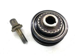 _b195899 スバル サンバートラック KS4 クランク シャフト プーリー ボルト付き EN07 KS3 バン KV3 KV4