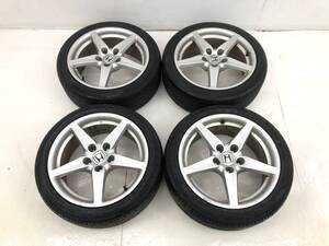 _b197164 ホンダ インテグラ タイプS DC5 純正 アルミホイール タイヤ 17インチ 17×7J +45 PCD114.3 215/45R17 4本 タイプR