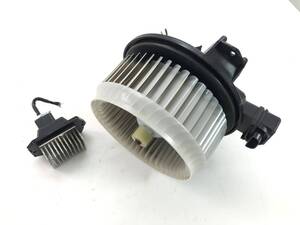 _b198118 ホンダ フィット 13G Fパッケージ GK3 ブロアモーター ブロワ ヒーターファン レジスター付き GK4 GK5 GK6 ハイブリッド GP5 GP6