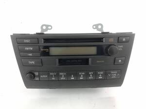 _b197735 トヨタ マークⅡ 2.5 グランデG JZX110 純正 CD オーディオ デッキ カセット 86120-2A431 GX110