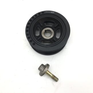 _b153206 ダイハツ ムーヴコンテ カスタムRS L575S クランク シャフト プーリー ボルト付き KF-DET L585S トヨタ ピクシススペース L575A